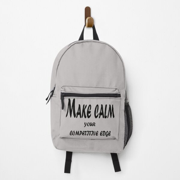 Item preview, Make Calm Your Competitive Edge – Mindset Motivation Quote Design designed and sold by ArtNestVerse.