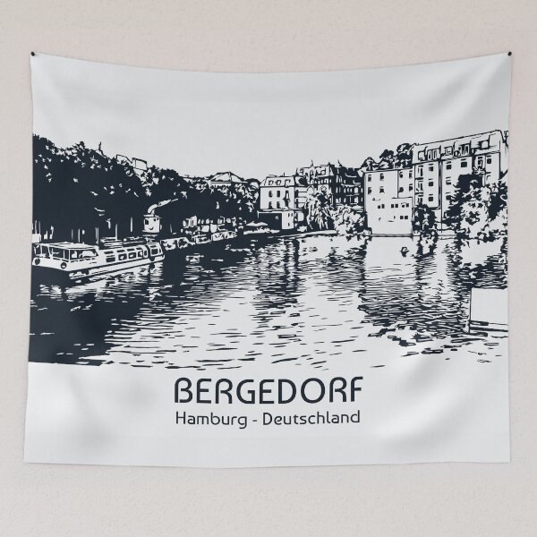 Item preview, Bergedorf - Deutschland designed and sold by Lakeric Cityscapes.