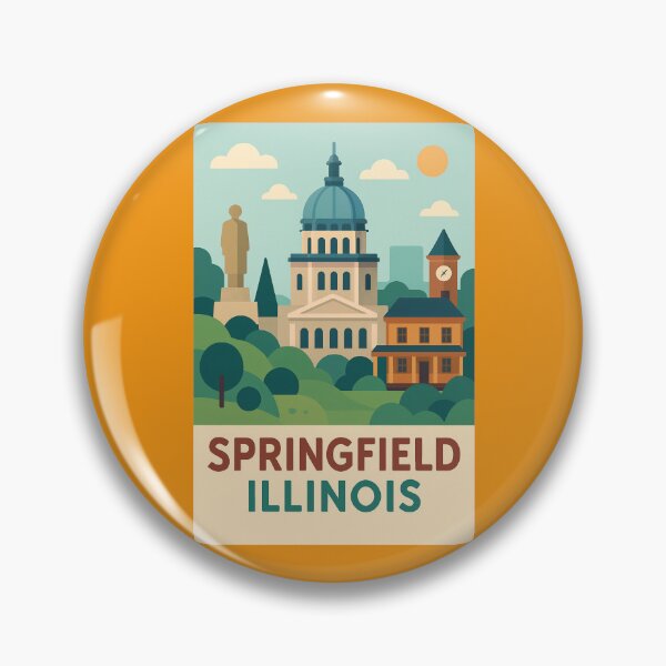 Artikelvorschau, Springfield, Illinois entworfen und verkauft von Broken Antler Designs .
