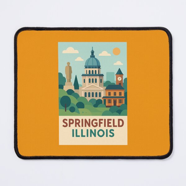 Item preview, Springfield Illinois designed and sold by Broken Antler Designs .