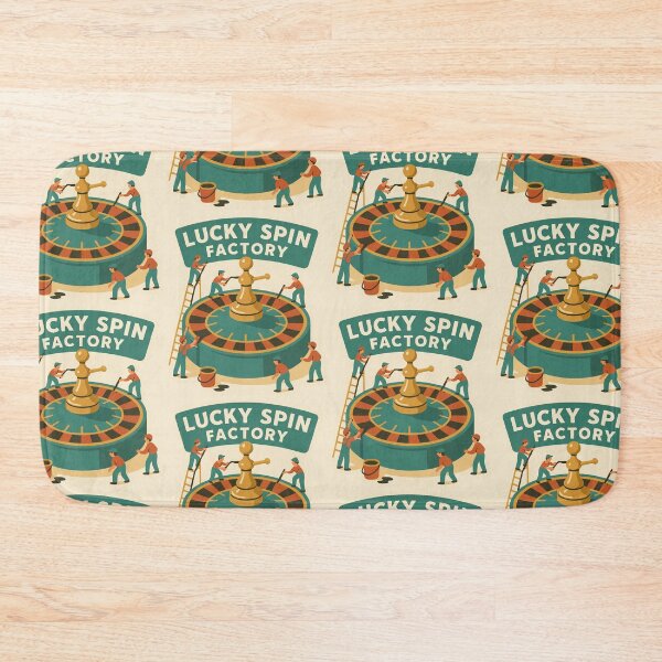 Item preview, Lucky Spin Factory – Vintage Retro Casino Stickers designed and sold by Tiny Joy World.