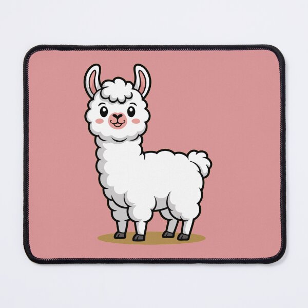 Item preview, Cute Cartoon Llama – Adorable Fluffy Animal Illustration for Kids and Llama Lovers designed and sold by Royalsticker.