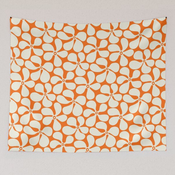 Item preview, Groovy 1970s Fowers - orange designed and sold by Johanna Kindvall.