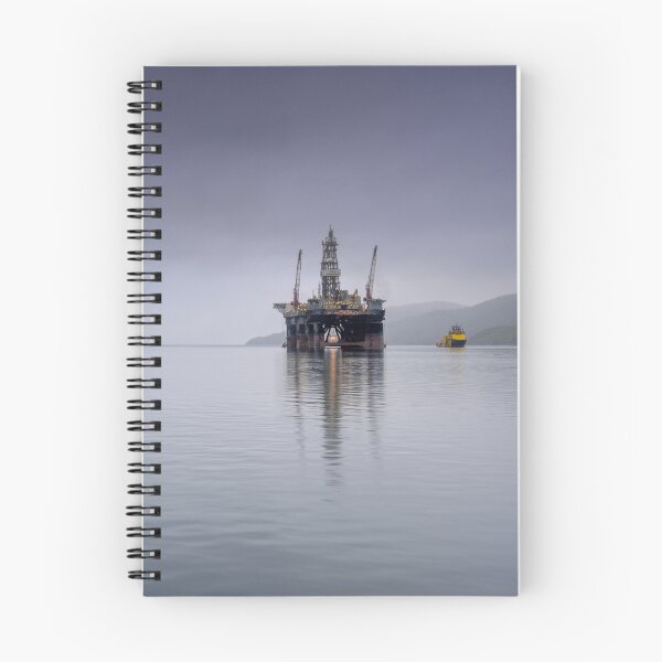Item preview, Drilling Rig reflected on Loch Carron, Kishorn designed and sold by Kasia Design.