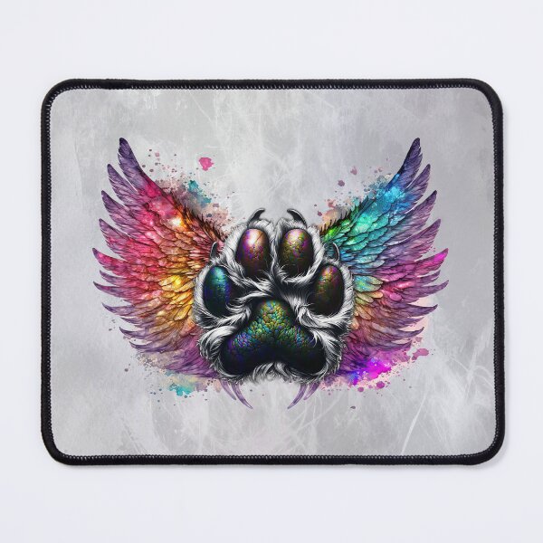 Item preview, Heavenly Paw – Rainbow Wings of Loyalty designed and sold by artistwill.
