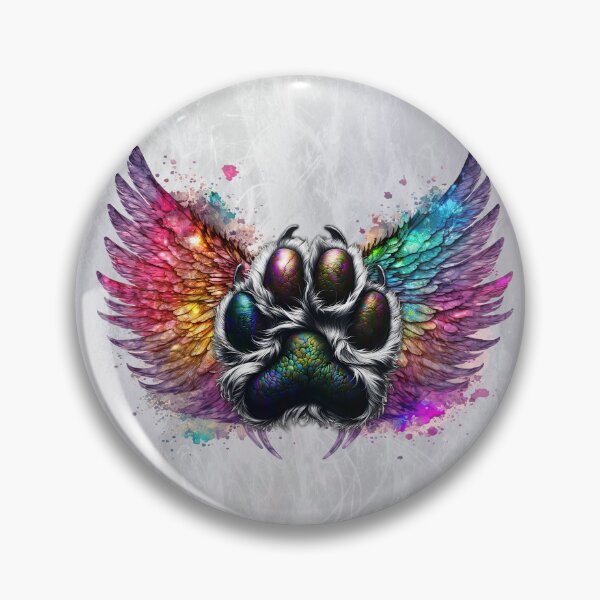 Item preview, Heavenly Paw – Rainbow Wings of Loyalty designed and sold by artistwill.