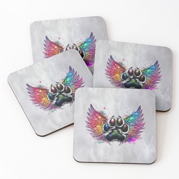 Item preview, Heavenly Paw – Rainbow Wings of Loyalty designed and sold by artistwill.