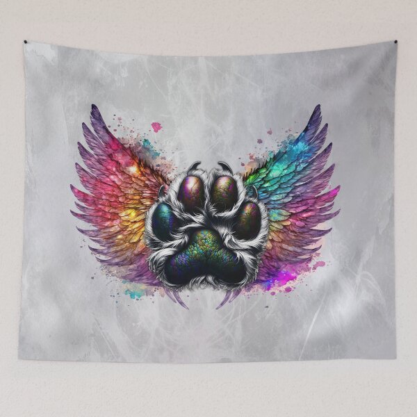 Item preview, Heavenly Paw – Rainbow Wings of Loyalty designed and sold by artistwill.