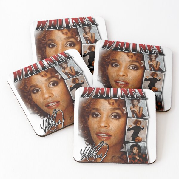 Item preview, Whitney Houston Red Star Collage designed and sold by YahirJones.