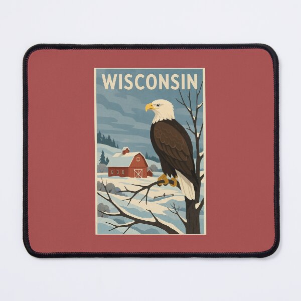 Item preview, Wisconsin designed and sold by Broken Antler Designs .