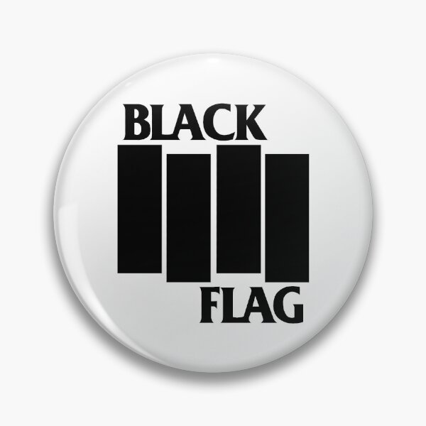Item preview, Black Flag Punk Rock Hardcore Band Shirt – Iconic Four Bars Design designed and sold by Cat-butt-shirts.