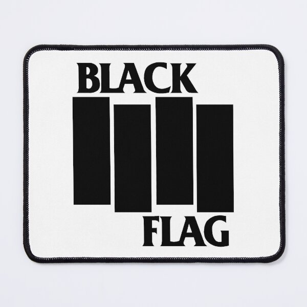 Item preview, Black Flag Punk Rock Hardcore Band Shirt – Iconic Four Bars Design designed and sold by Cat-butt-shirts.