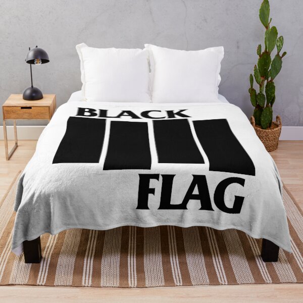 Item preview, Black Flag Punk Rock Hardcore Band Shirt – Iconic Four Bars Design designed and sold by Cat-butt-shirts.