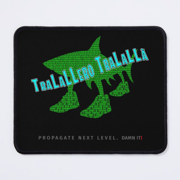 Item preview, Tralallero Tralallà Shark Meme T-Shirt | Viral Italian Code Art | PROPAGATE NEXT LEVEL | Absurd Tech Humour Poster designed and sold by S.S.S.