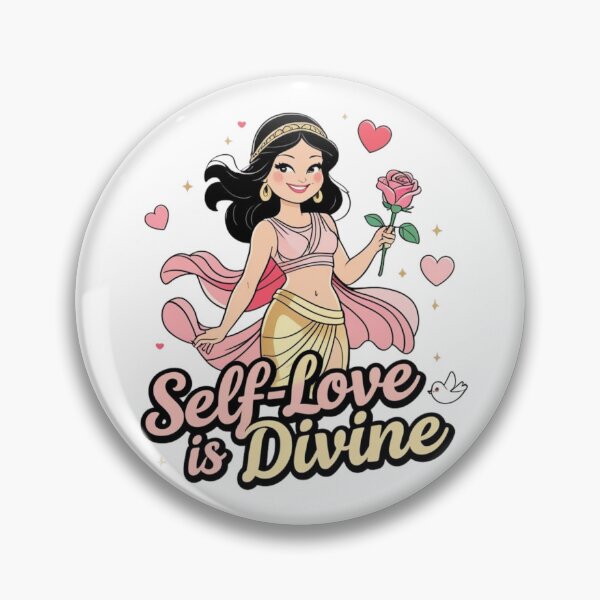 Item preview, Self-Love is Divine | Funny Aphrodite Greek Goddess Illustration designed and sold by LOLbySA.