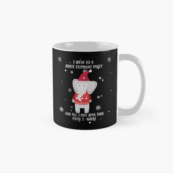 Item preview, Funny White Elephant Christmas Gift Shirt | Cute Holiday Party Elephant Sweater Design designed and sold by scanusha1979.