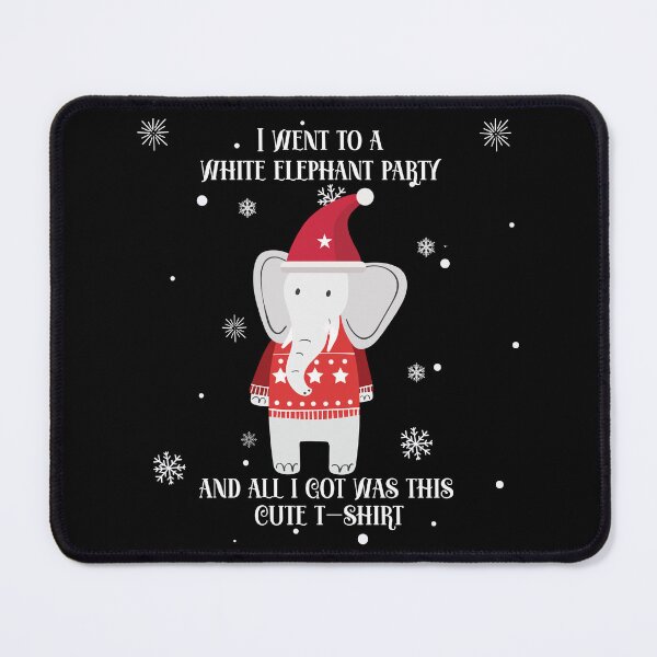 Item preview, Funny White Elephant Christmas Gift Shirt | Cute Holiday Party Elephant Sweater Design designed and sold by scanusha1979.