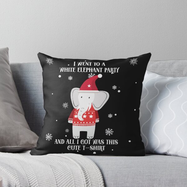 Item preview, Funny White Elephant Christmas Gift Shirt | Cute Holiday Party Elephant Sweater Design designed and sold by scanusha1979.