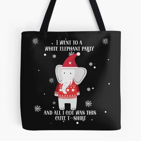 Item preview, Funny White Elephant Christmas Gift Shirt | Cute Holiday Party Elephant Sweater Design designed and sold by scanusha1979.