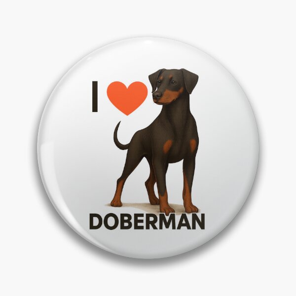 Item preview, I love Doberamn. designed and sold by PabDam.