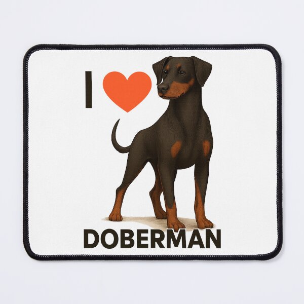 Item preview, I love Doberamn. designed and sold by PabDam.