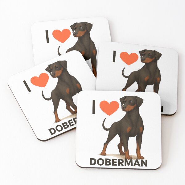 Item preview, I love Doberamn. designed and sold by PabDam.