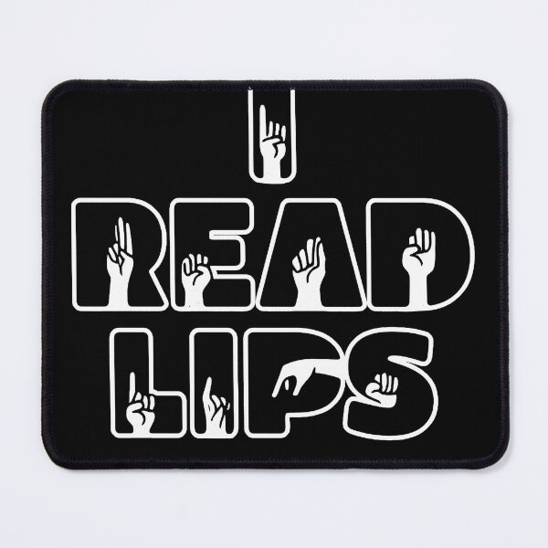 Item preview, Funny I Read Lips ASL Hand Sign Deaf Awareness designed and sold by DrawHandArt.