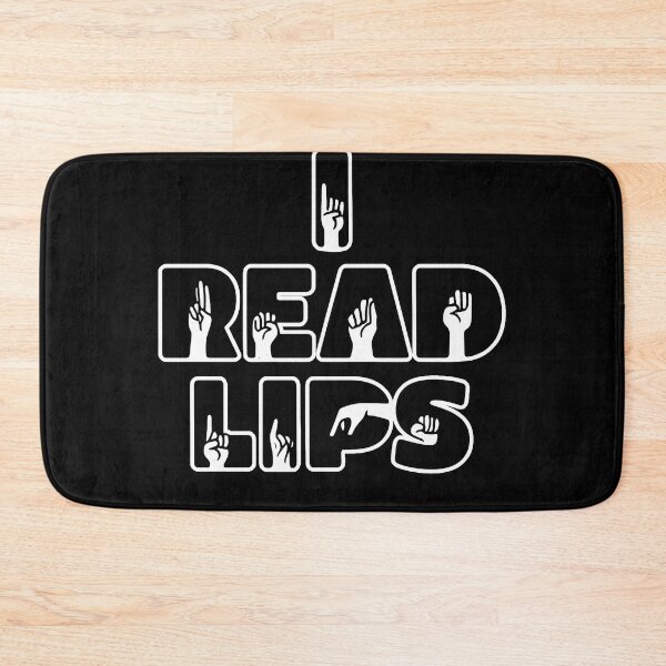 Item preview, Funny I Read Lips ASL Hand Sign Deaf Awareness designed and sold by DrawHandArt.