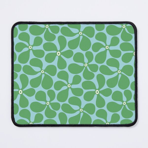 Item preview, Groovy 1970s Fowers - Blue & Green designed and sold by Johanna Kindvall.