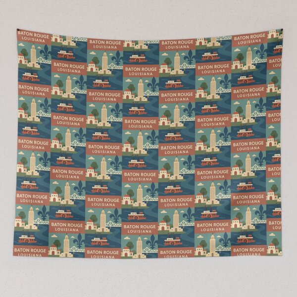 Item preview, Baton Rouge Louisiana  designed and sold by Broken Antler Designs .