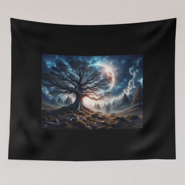 Item preview, Tree Against the Moon designed and sold by WildThingPhotos.