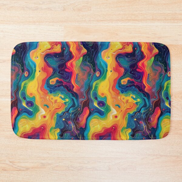 Item preview, Rainbow Psyche – Liquid Color Swirl designed and sold by weirdfishes123.