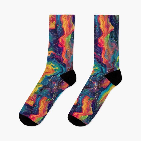 Item preview, Rainbow Psyche – Liquid Color Swirl designed and sold by weirdfishes123.