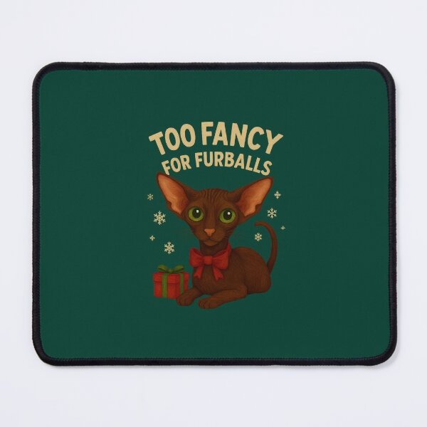 Item preview, Too Fancy for Furballs Oriental Cat Design designed and sold by Liv Solara.