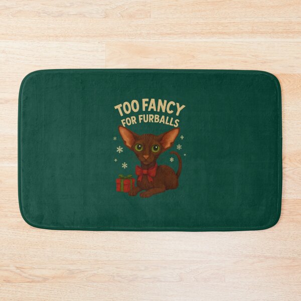 Item preview, Too Fancy for Furballs Oriental Cat Design designed and sold by Liv Solara.