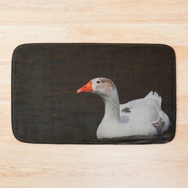 Item preview, Duck, white and brown with an orange beak designed and sold by Production Art Manon Meilleur.