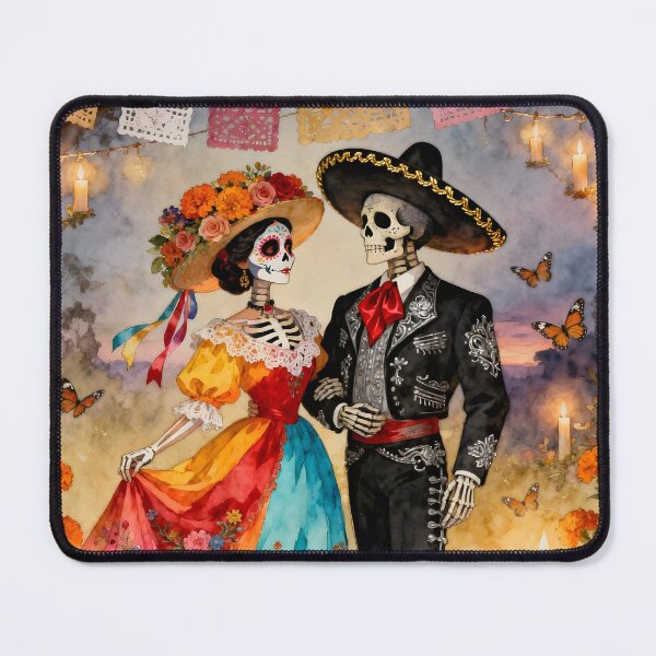 Item preview, Catrina and Mexican Charro, Dia de los Muertos, Mexico. designed and sold by SoniaSarkali.