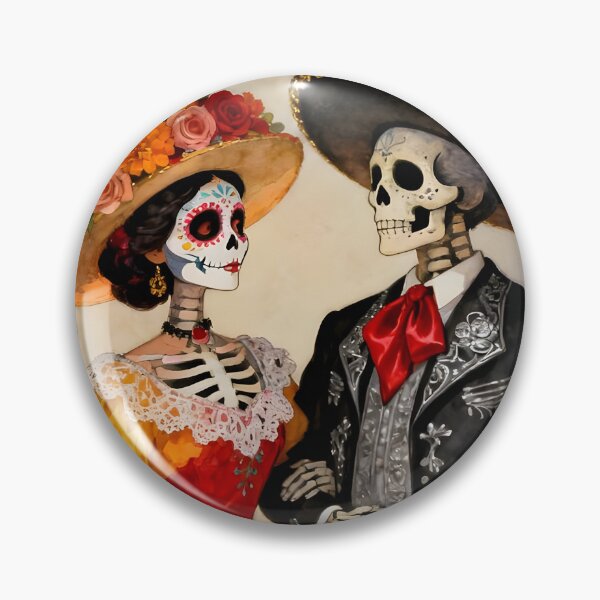 Item preview, Catrina and Mexican Charro, Dia de los Muertos, Mexico. designed and sold by SoniaSarkali.