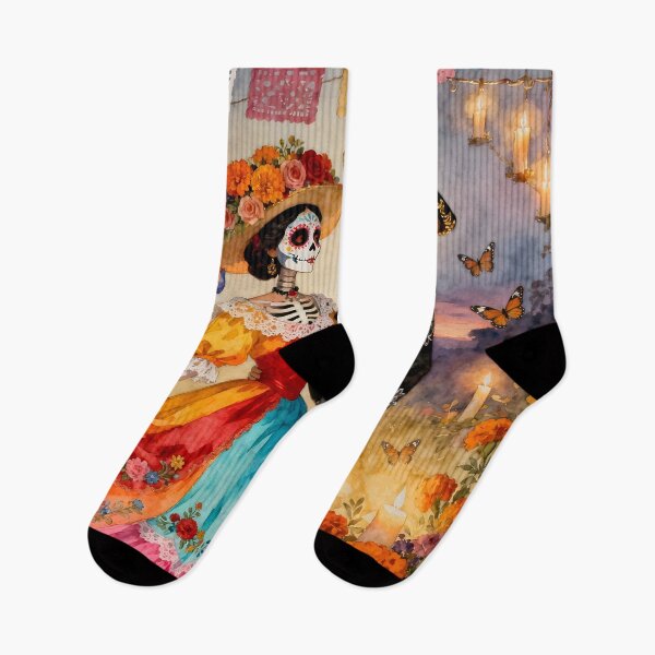 Item preview, Catrina and Mexican Charro, Dia de los Muertos, Mexico. designed and sold by SoniaSarkali.