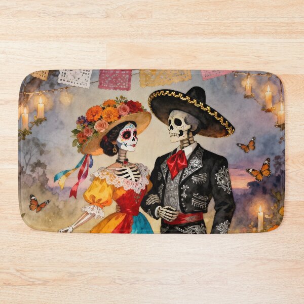 Item preview, Catrina and Mexican Charro, Dia de los Muertos, Mexico. designed and sold by SoniaSarkali.