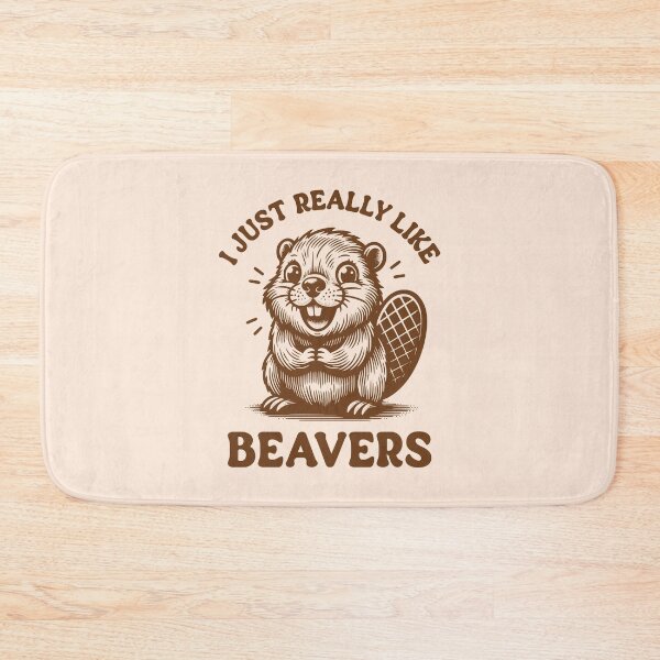 Item preview, I Just Really Like Beavers Funny Beaver Lover designed and sold by KLArtzStore.