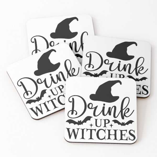 Item preview, Drink Up Witches - Funny Halloween Party Drinking Quote designed and sold by FuzionRaptor.