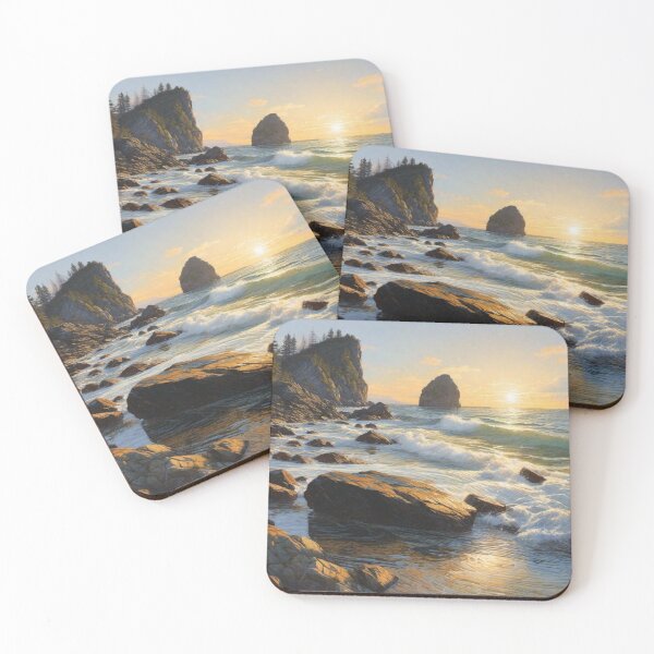 Item preview, Twilight Rocks at Sea designed and sold by afrancisCL.
