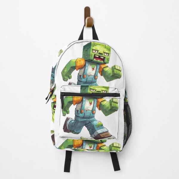 Item preview, Running Block Zombie – Funny Pixel Monster Halloween Art designed and sold by DesignArtist.ia.