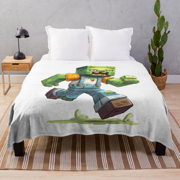 Item preview, Running Block Zombie – Funny Pixel Monster Halloween Art designed and sold by DesignArtist.ia.