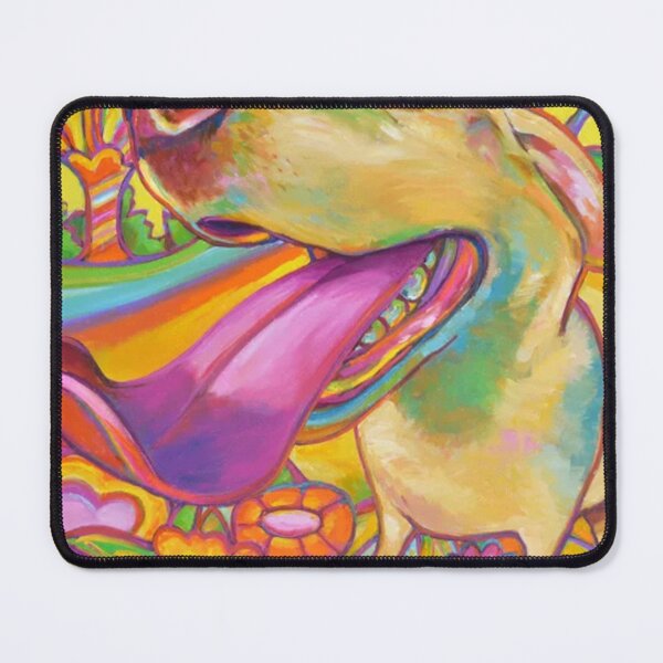 Item preview, Dog Daze of Summer Psychedelic Blond Labrador  designed and sold by myophobistoja.