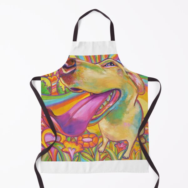 Item preview, Dog Daze of Summer Psychedelic Blond Labrador designed and sold by myophobistoja.