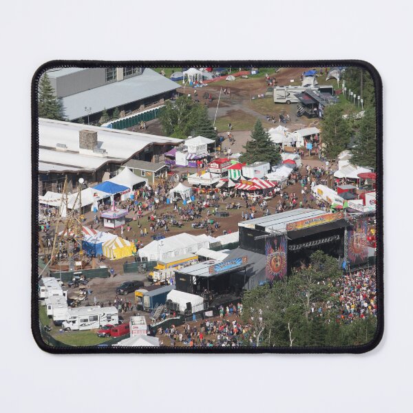 Item preview, An Elevated View of Mountain Jam in Hunter, New York - Photograph designed and sold by ConcertImages.