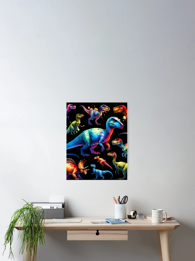 Thumbnail 2 of 3, Poster, Beautiful Dinosaurs designed and sold by ReneMM.