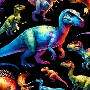 Artwork thumbnail, Beautiful Dinosaurs by ReneMM